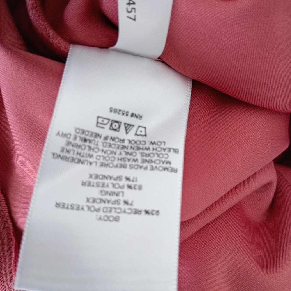 Express Body Contour Ruched Mesh Sweetheart Top Dark Rose Pink XS NWT - Picture 11 of 11